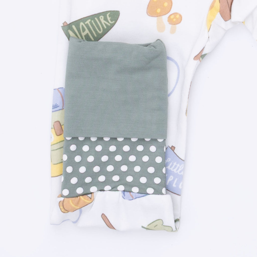 Convertible Romper (Camping Blue)