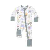 Convertible Romper (Camping Blue)