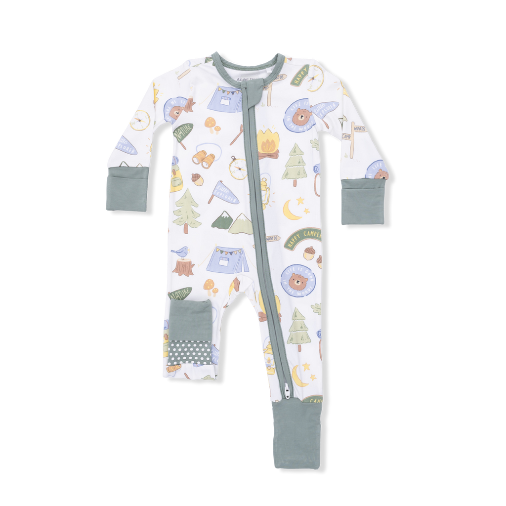 Convertible Romper (Camping Blue)