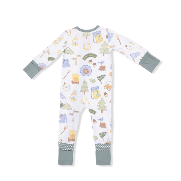 Convertible Romper (Camping Blue)