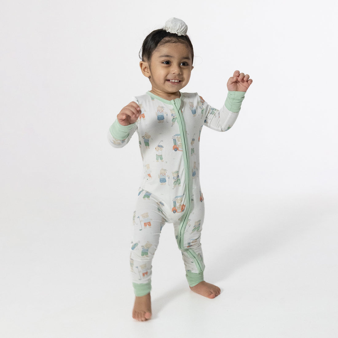 Convertible Romper (Golfing Teddy Bears)