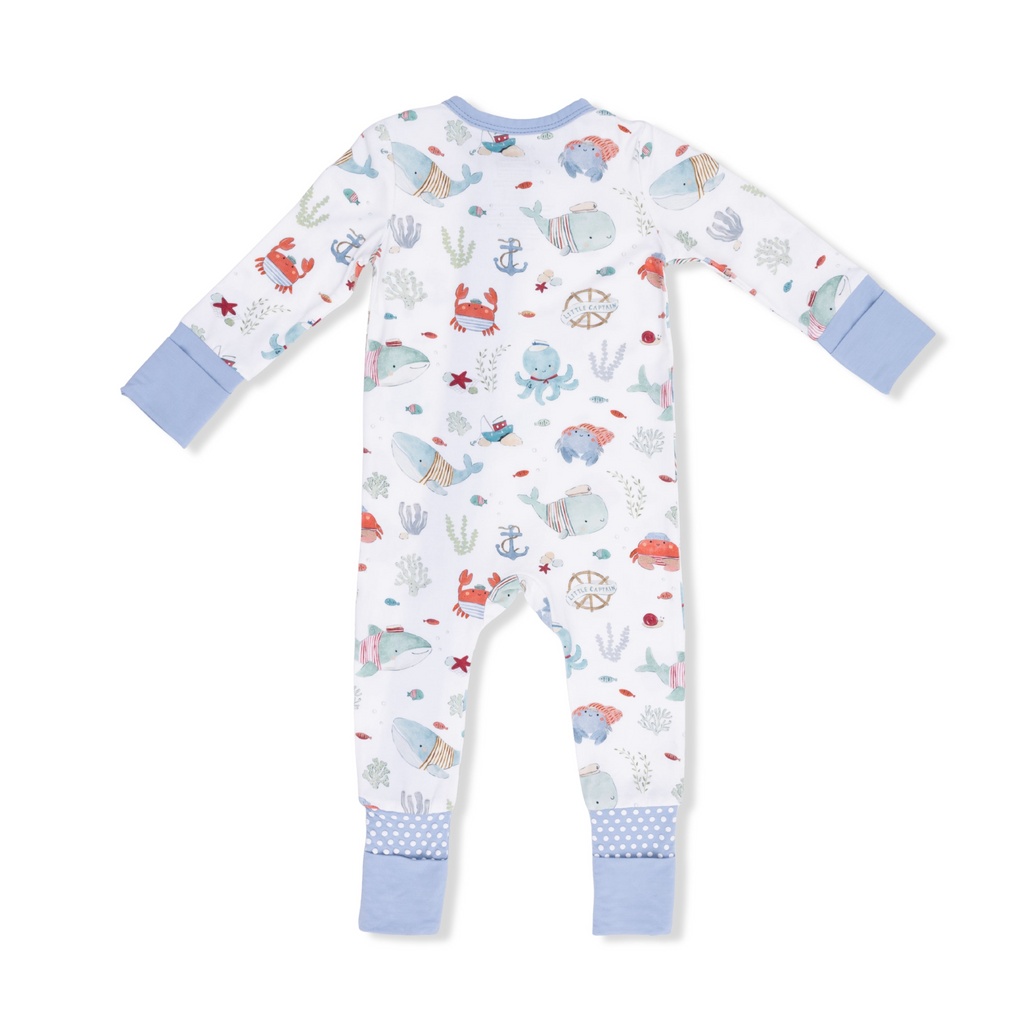 Convertible Romper (Sailor Sea Creatures)