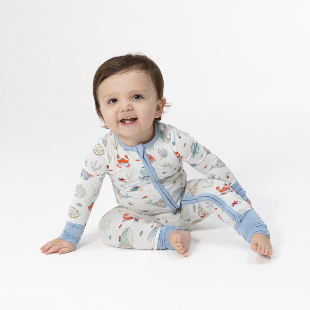 Convertible Romper (Sailor Sea Creatures)