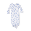Knotted Gown and Headband (Baby Blue Vines Floral)