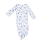 Knotted Gown and Headband (Baby Blue Vines Floral)