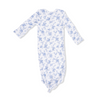 Knotted Gown and Headband (Baby Blue Vines Floral)