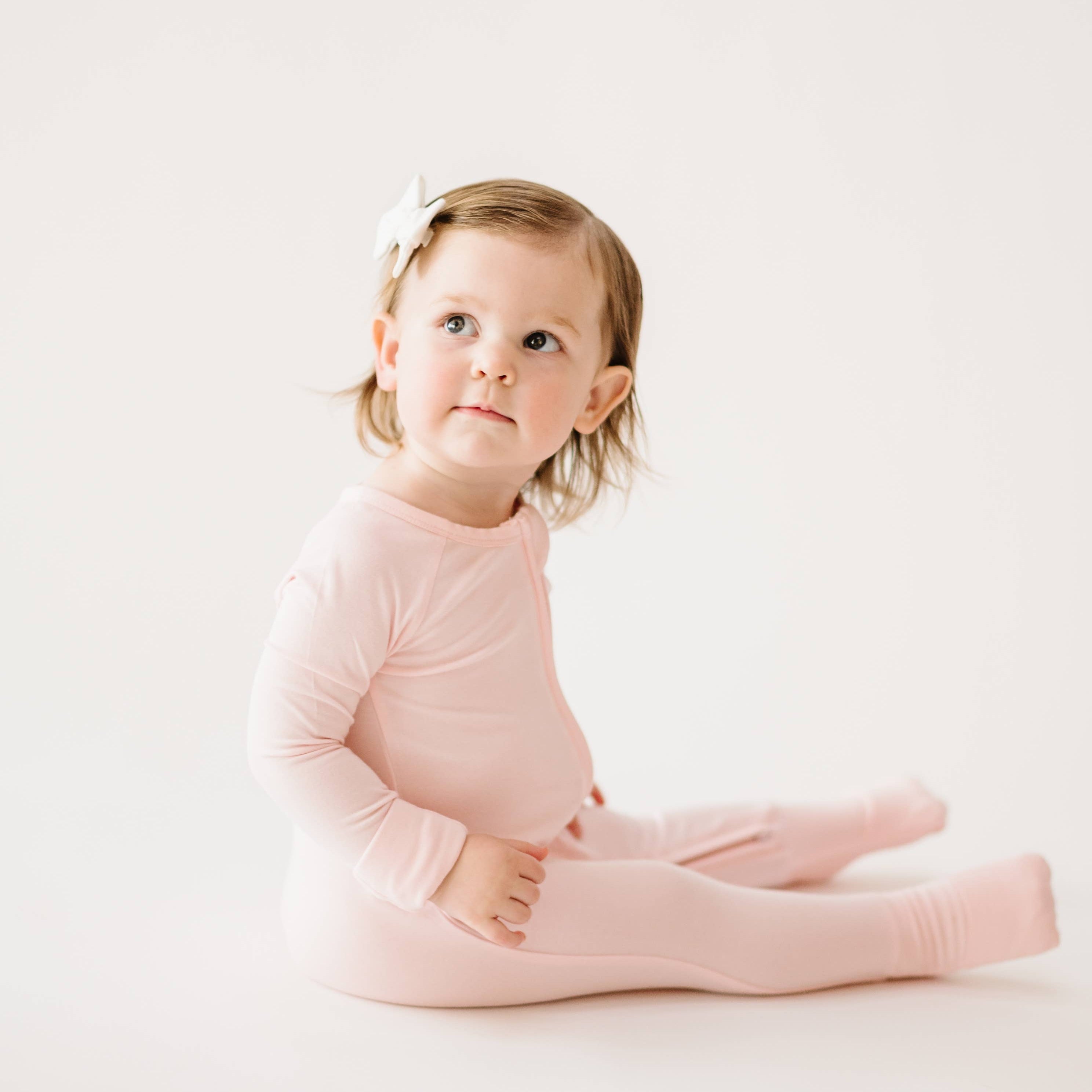 Bamboo Convertible Romper (Pink Sand)