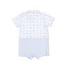 Short Playsuit (Golf Trellis Blue)