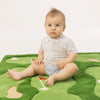Short Playsuit (Golf Trellis Blue)