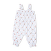Ruffly Strap Overall (Heirloom Rose Stripe)