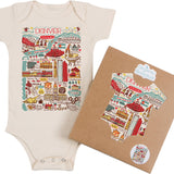 Denver Map Organic Cotton Bodysuit