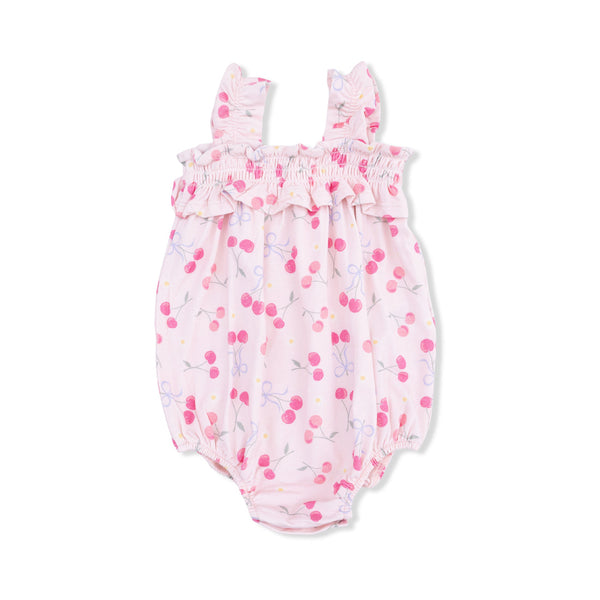 Ruffly Strap Bubble (Sweet Bow Cherries)
