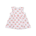 Ruffle Bodysuit Dress (Sweet Strawberries)