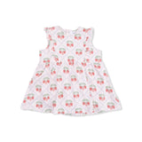 Ruffle Bodysuit Dress (Sweet Strawberries)