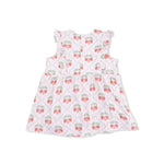 Ruffle Bodysuit Dress (Sweet Strawberries)