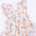 Smocked Sundress with Bloomer (Citrus Floral)