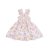 Smocked Sundress with Bloomer (Citrus Floral)