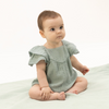 V-Neck Bubble (Solid Muslin Jadeite)