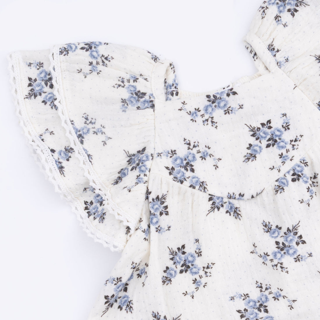 V-Neck Dress and Bloomer (Belle Rosette Dot)