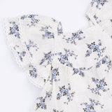 V-Neck Dress and Bloomer (Belle Rosette Dot)