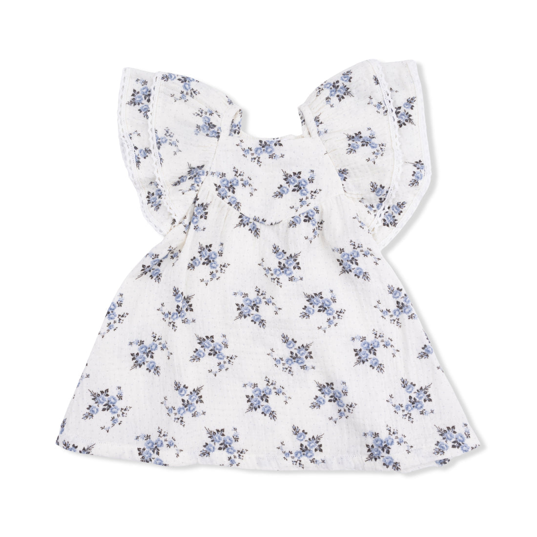 V-Neck Dress and Bloomer (Belle Rosette Dot)