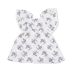 V-Neck Dress and Bloomer (Belle Rosette Dot)