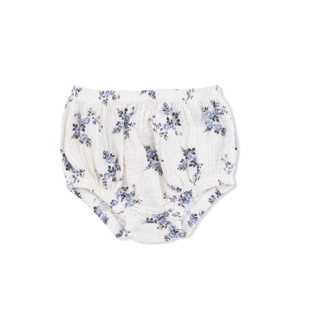 V-Neck Dress and Bloomer (Belle Rosette Dot)