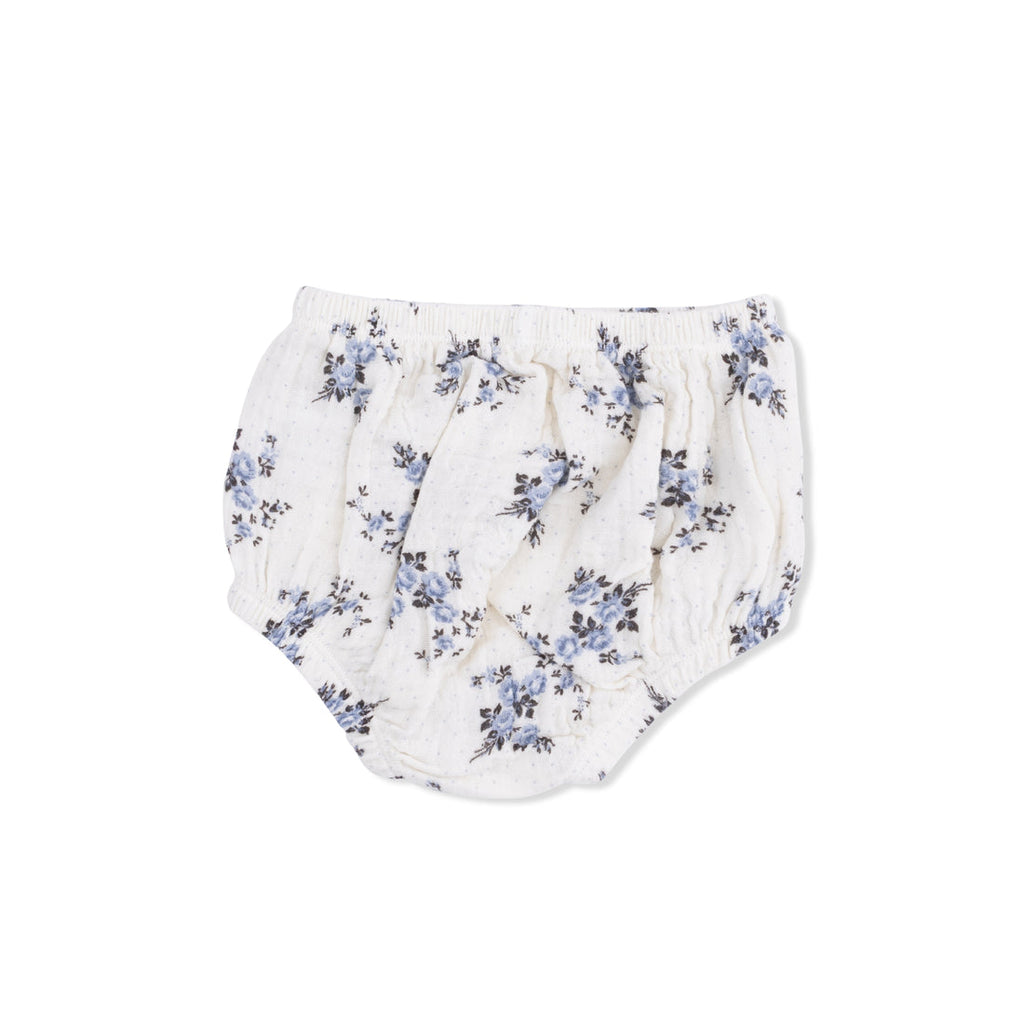 V-Neck Dress and Bloomer (Belle Rosette Dot)