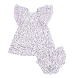 V-Neck Dress and Bloomer (Shannon Floral)