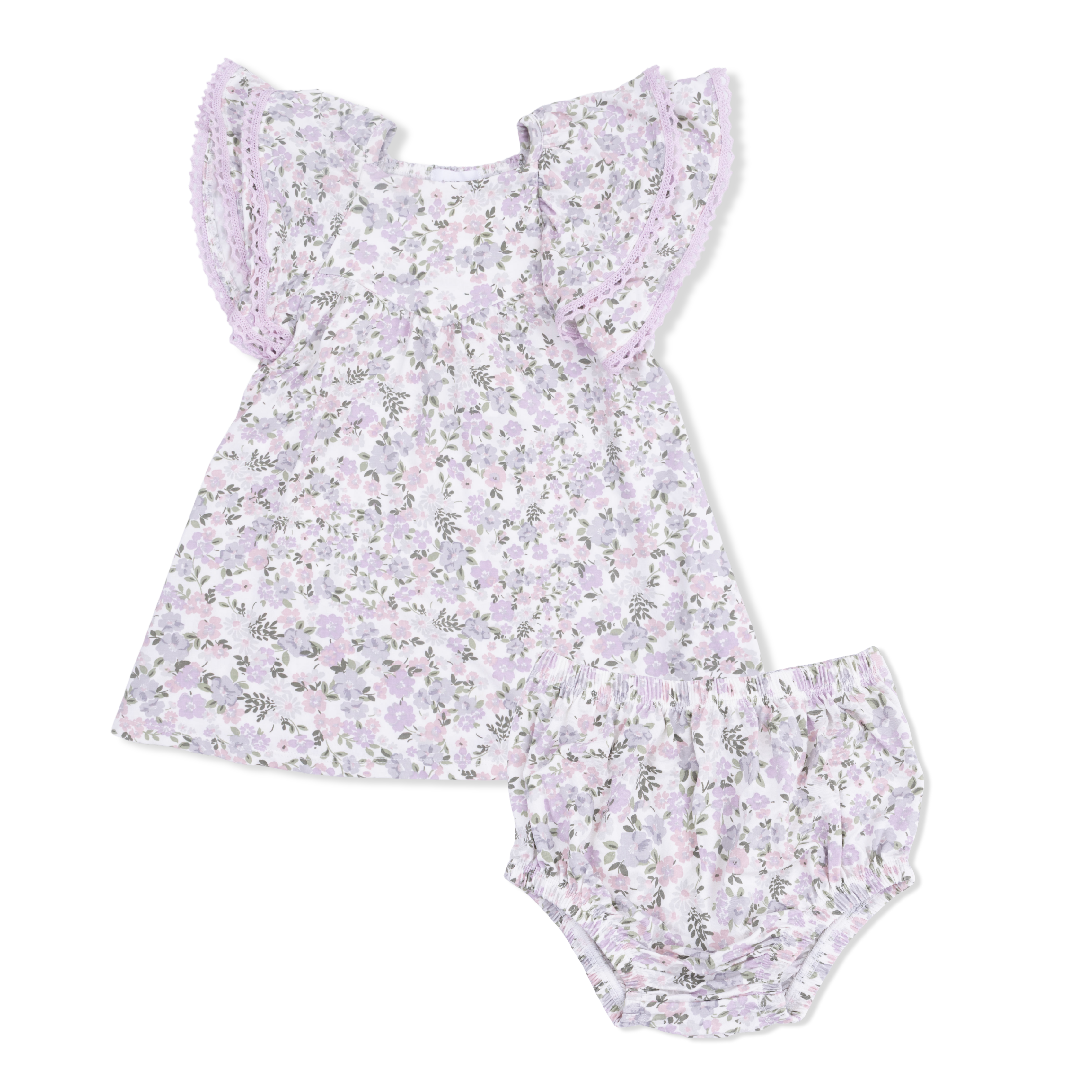 V-Neck Dress and Bloomer (Shannon Floral)