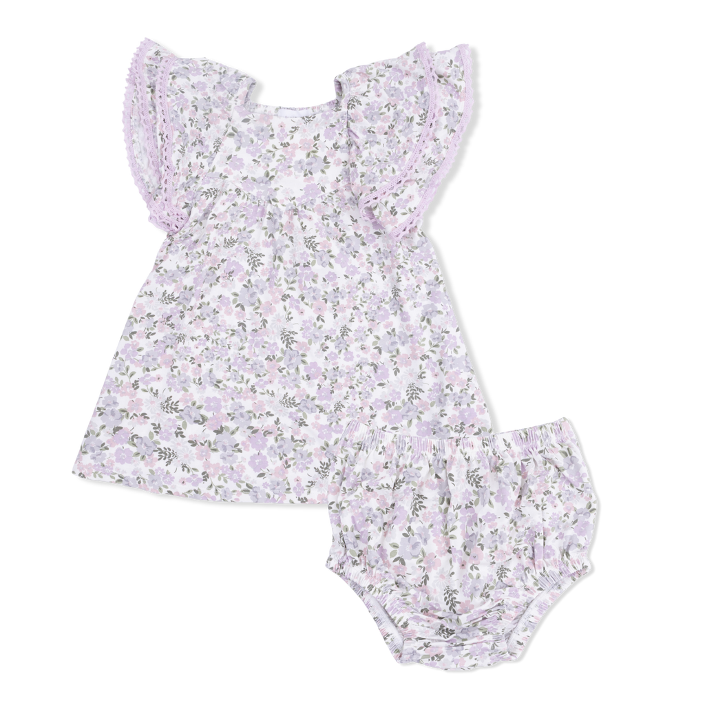 V-Neck Dress and Bloomer (Shannon Floral)