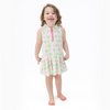 Polo Tennis Dress with Cartwheel Short (Heart Argyle)