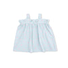 Top with Bows and Ruffle Leg Bloomer (Tiny Cherry Stripe)