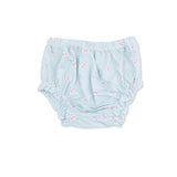 Top with Bows and Ruffle Leg Bloomer (Tiny Cherry Stripe)