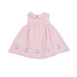 Petal Collar Dress Set (Solid Muslin Lotus)