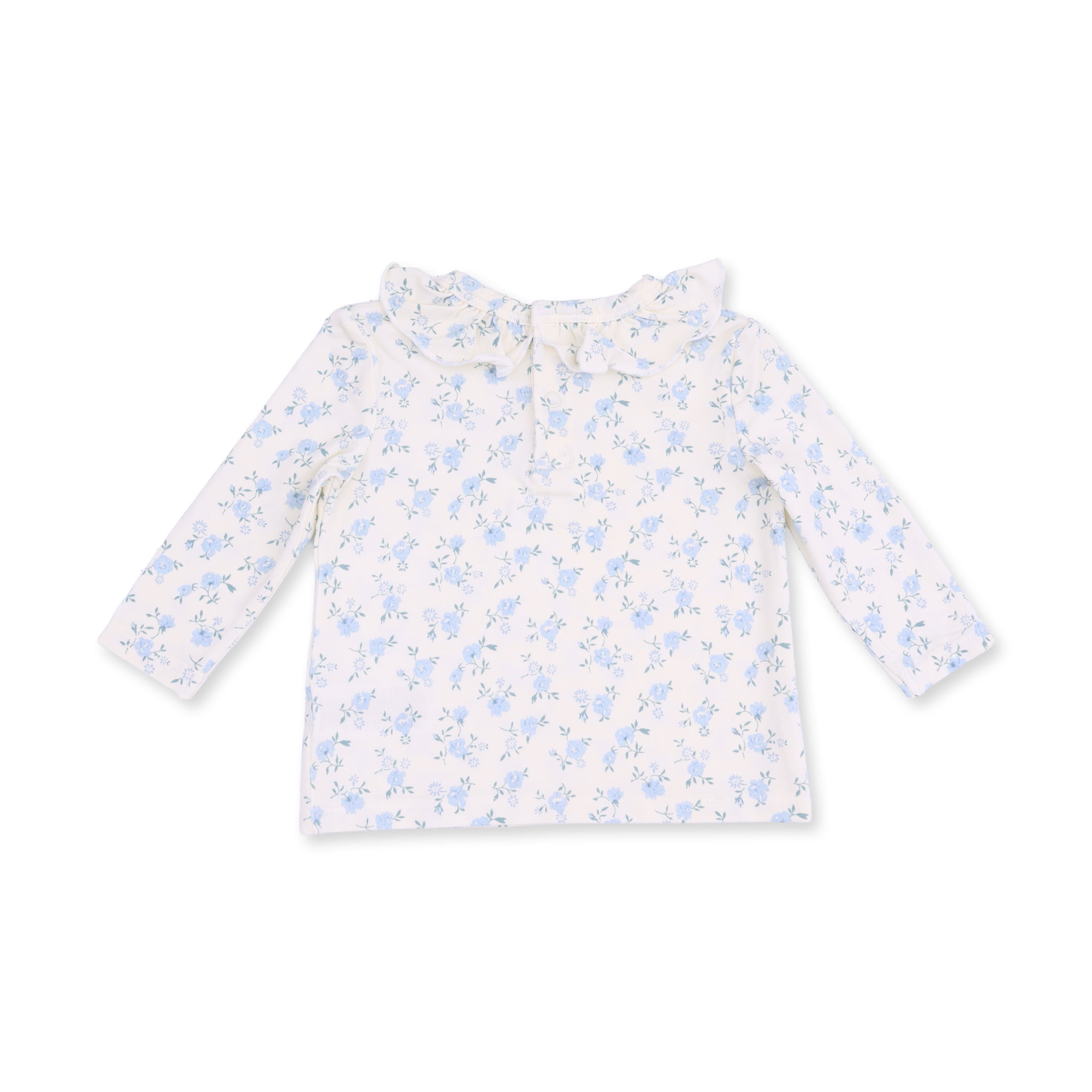 Long Sleeve Ruffle Top and Pant Set (Rose Briar)