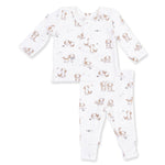 Long Sleeve Henley Play Set (Explorer Puppy Blue)