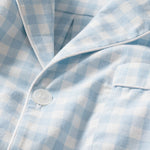 Pajama Set (Light Blue Gingham)