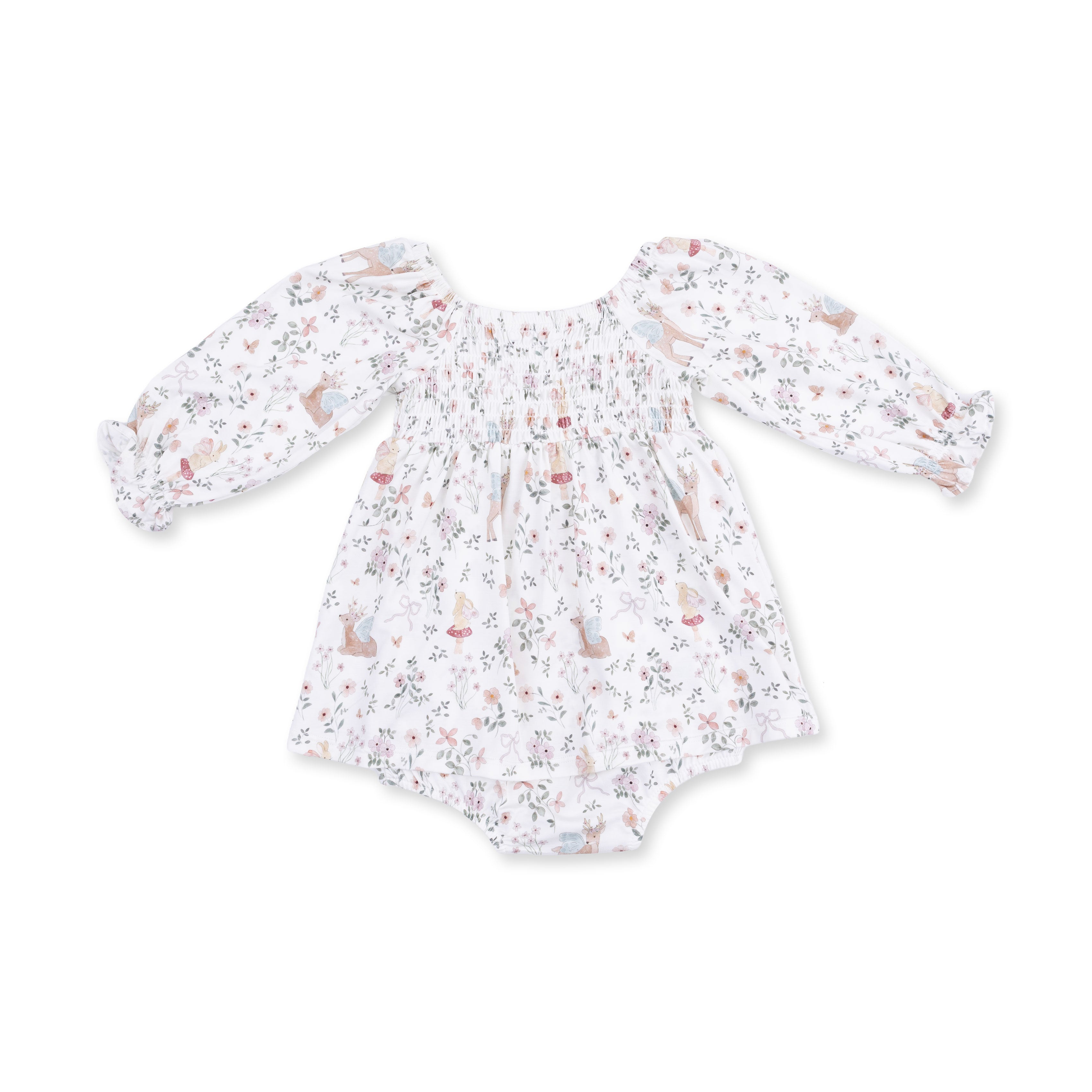 Caitlyn Smocked All in One (Enchanted Woodland)