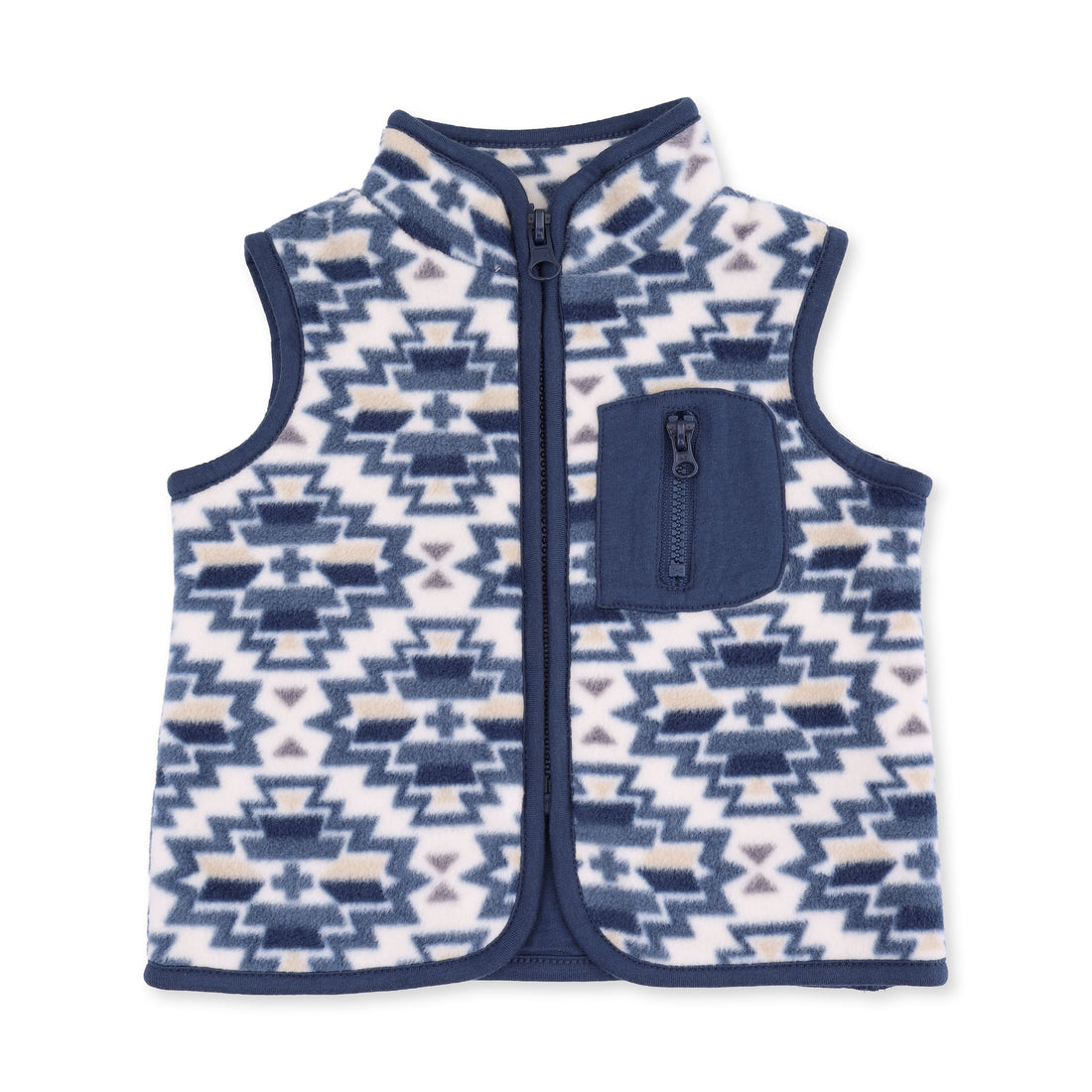 Fleece Zip Vest (Southwest Navy Fleece)