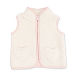 Zip Vest with Heart Pockets (Sherpa)