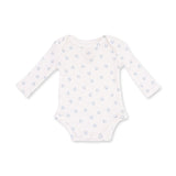 Long Sleeve Bodysuit (Little Horseshoes Blue)