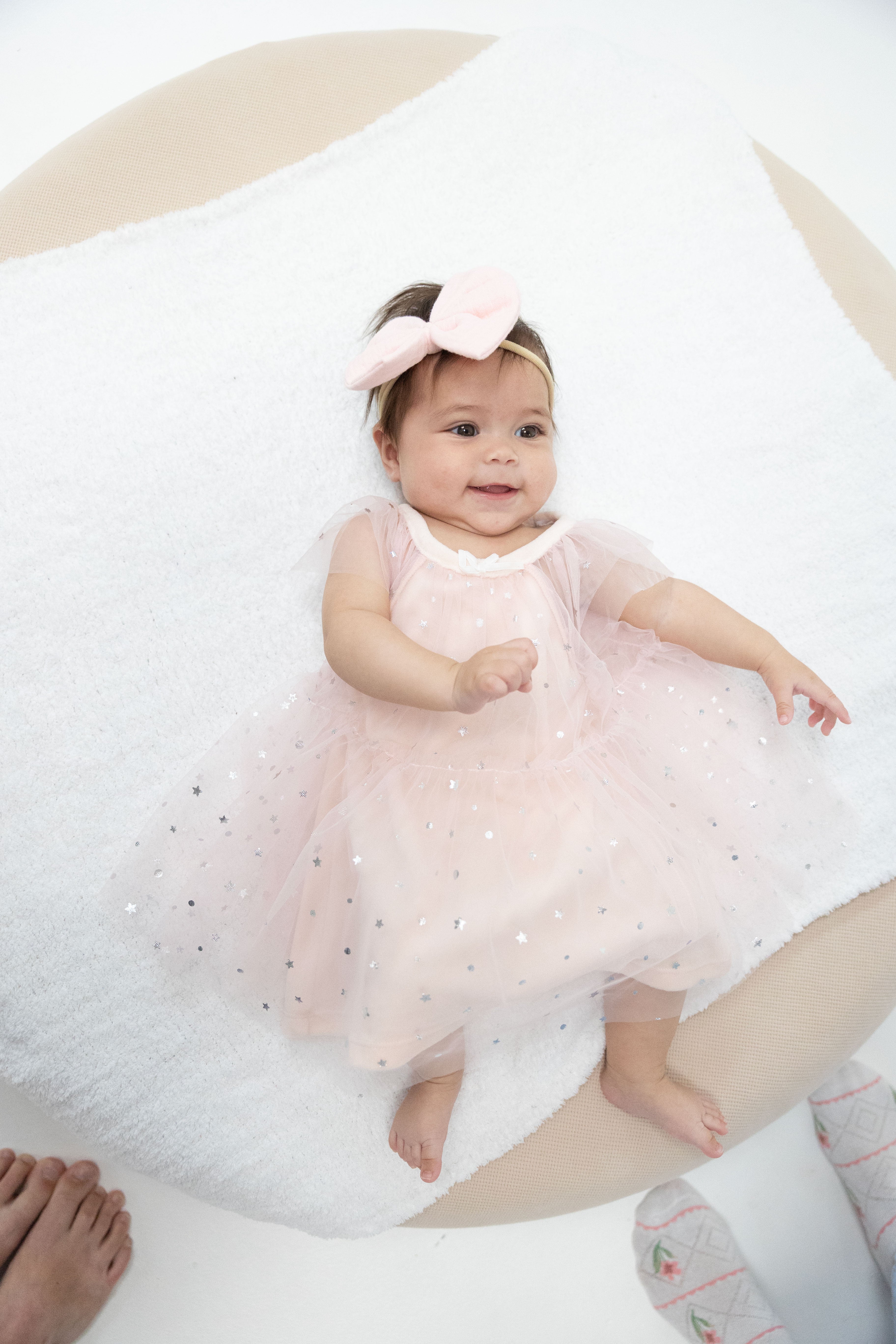 Tulle Dress (Velour Soft Pink)