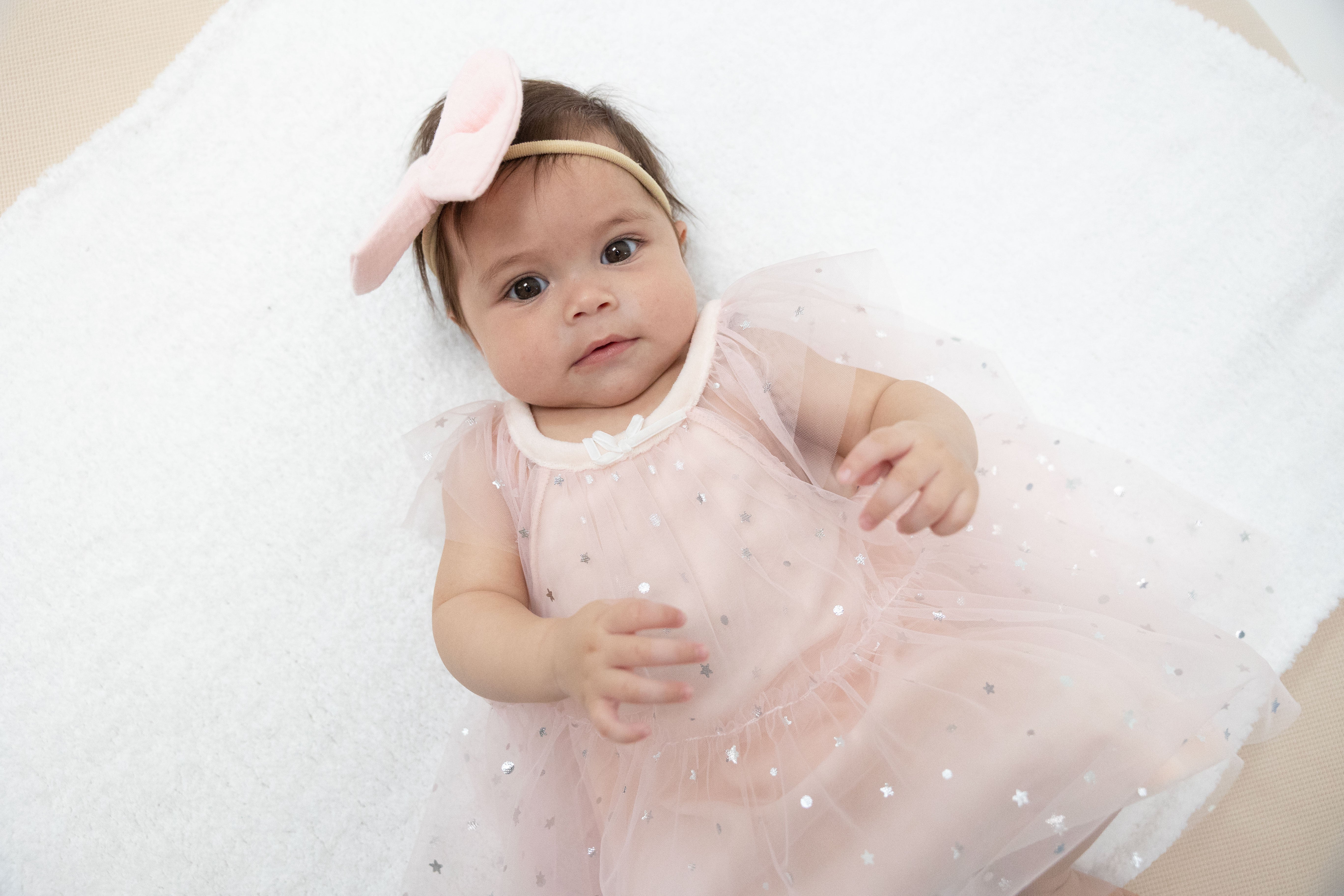Tulle Dress (Velour Soft Pink)