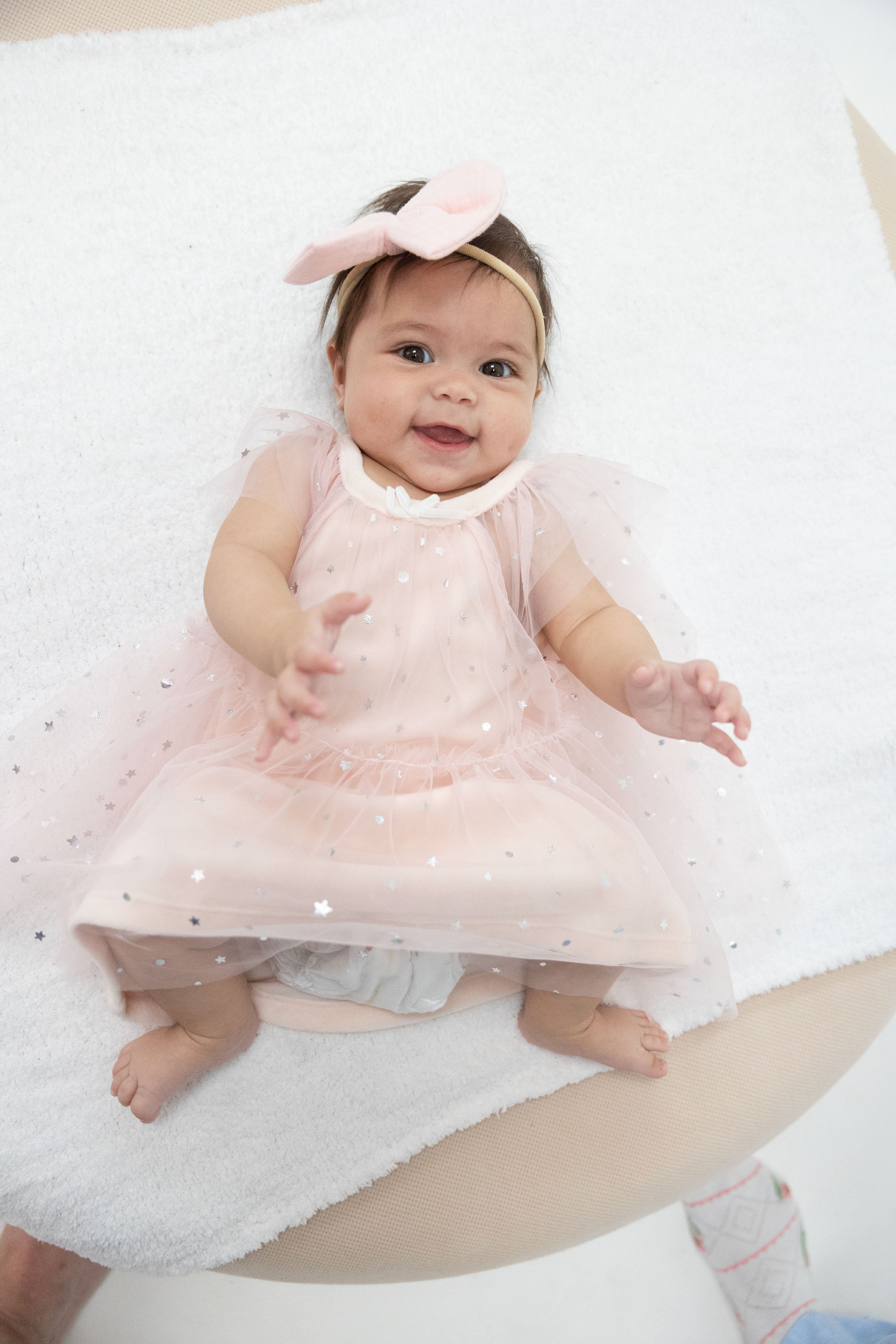 Tulle Dress (Velour Soft Pink)