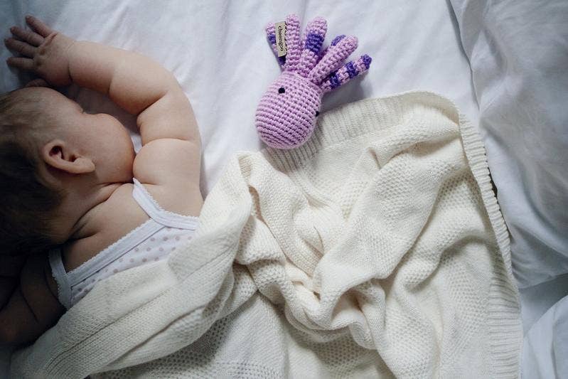 Hand Crocheted Rattle (Octopus)