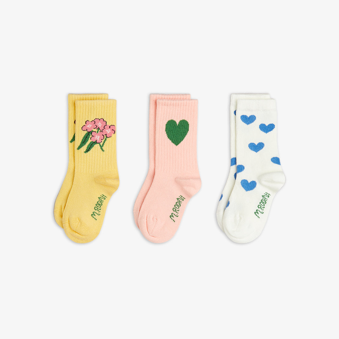 3 Pack Socks (Alpine Flowers)