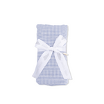 Swaddle Blanket (Micro Gingham Blue Blizzard)