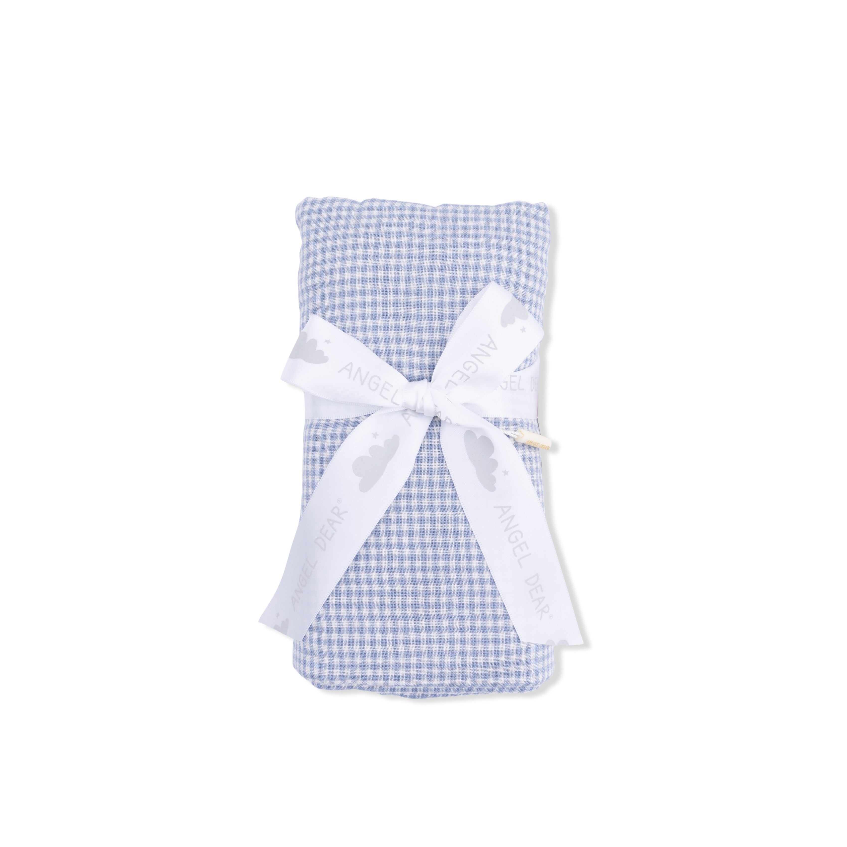 Swaddle Blanket (Micro Gingham Blue Blizzard)