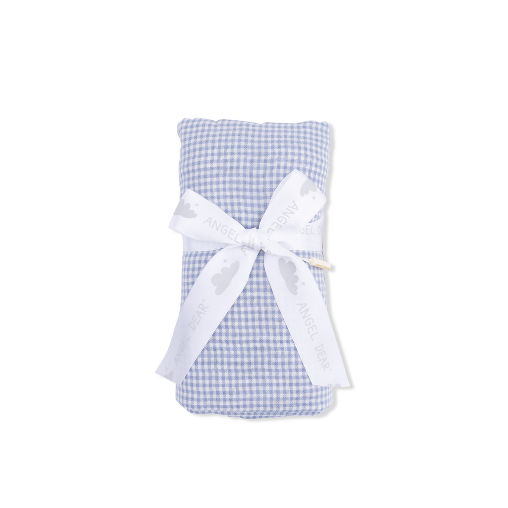 Swaddle Blanket (Micro Gingham Blue Blizzard)